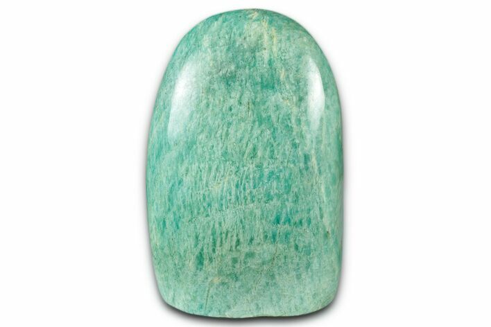 Free-Standing Chatoyant Polished Amazonite - Madagascar #349362